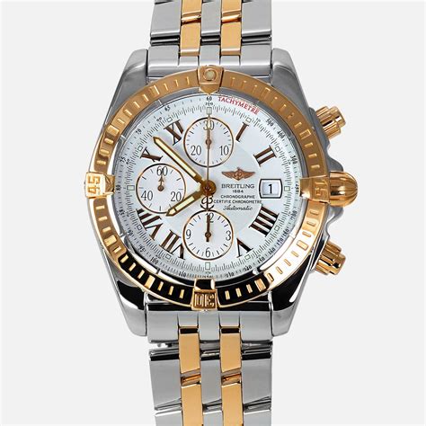 breitling chronomat evolution 18k rg/ss ref. c13356